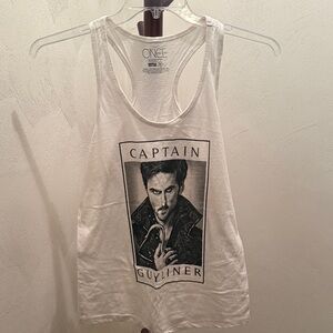 Ripple Junction White Captain Guy Liner Tank Top Once Upon a Time